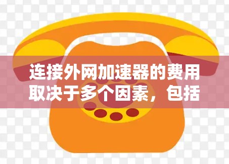 连接外网加速器的费用取决于多个因素，包括你选择的加速器品牌、使用的速度、地区以及你是否需要额外的网络积分或申请网络使用计划。以下是一些常见的费用结构