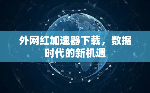 外网红加速器下载，数据时代的新机遇