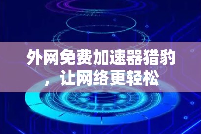 外网免费加速器猎豹，让网络更轻松