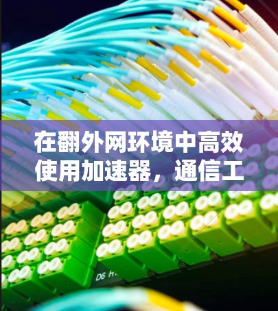 在翻外网环境中高效使用加速器，通信工程师的实用指南