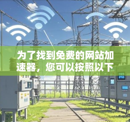 为了找到免费的网站加速器，您可以按照以下步骤操作