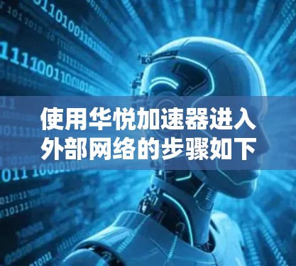 使用华悦加速器进入外部网络的步骤如下