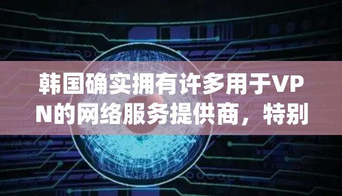 韩国确实拥有许多用于VPN的网络服务提供商，特别是在提供加密视频流（encrypting video streaming 方面。以下是一些韩国VPN节点和相关服务