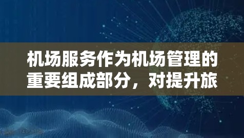 机场服务作为机场管理的重要组成部分，对提升旅客体验、优化运营效率具有重要意义。为了全面比较不同机场的服务水平，我们从设施、服务、效率、安全和游客体验五个方面进行了深入分析