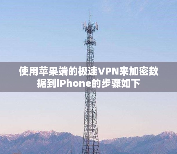 使用苹果端的极速VPN来加密数据到iPhone的步骤如下