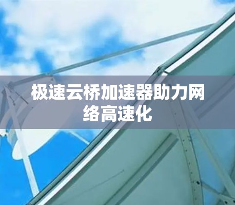 极速云桥加速器助力网络高速化