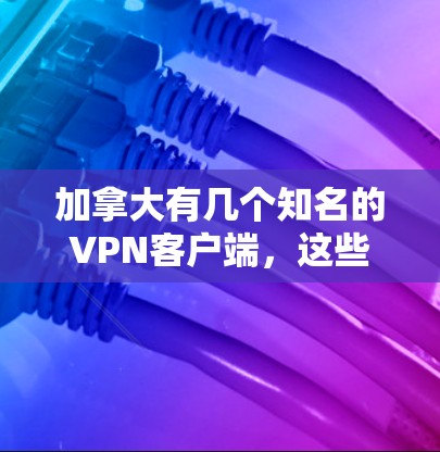 加拿大有几个知名的VPN客户端,这些客户端通常提供多种选择,满足不同的用户需求。以下是几个主要的 VPN 加拿大客户端