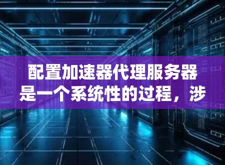 配置加速器代理服务器是一个系统性的过程，涉及多个方面，包括服务器端、客户端和代理服务器管理网关的配置。以下是一个清晰的步骤指南，帮助您顺利完成配置