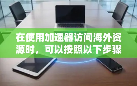 在使用加速器访问海外资源时，可以按照以下步骤进行操作
