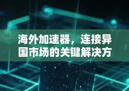 海外加速器，连接异国市场的关键解决方案