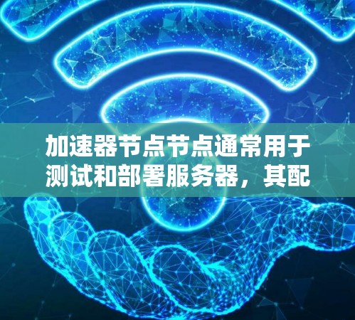 加速器节点节点通常用于测试和部署服务器，其配置需要遵循特定的规则和规范。以下是加速器节点节点的常见配置步骤和注意事项